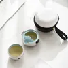 Teaware Sets Creative Cute Panda Outdoor Camping Portable Travel Tea Brewing Tools Single Cup Teapot Gifts