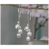 Dangle Chandelier 2021レディースアンティークドロップイヤリングファッション925 Sterling sier FlowerEaring Factory Price Jewelry Gift IE210302 De Dhibo