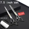 Ashadow 66.577.5 tum sax Japan Professionell frisör sax Barber Sharp Hair Cutting Shears Thinning Clippers 240315