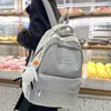 Okul çantaları bayan trendy mor su geçirmez yüksek kapasiteli kadın seyahat kitap çanta kız dizüstü bilgisayar kolej backpack moda kadın boş zaman