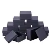 Exibir caixas de jóias de papelão Definir Presentes apresentam caixas de exibição de armazenamento para colares Brincos Brincos Ringos Retângulo quadrado