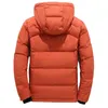 Schneejacke Männliche Winterpolsterung Puffermantel Mit Kapuze Outdoor Dicke Parkas -20 Grad Weiße Ente Daunenjacken Reißverschluss Warme Oberbekleidung 4XL B3F0 #