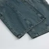 Männer Baggy Jeans Vintage Blue Denim Hosen Patchwork Designer Harajuku Lose Gerade Jeans Hosen für Männer i9mk #