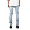 Jeans déchirés pour hommes Fi Skinny High Street Jeans P9Sq #