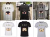 2024ニューフランスのデザイナーメンズTシャツメンズシャツトレンディスプレーストリート衣料レターコットンベアレディースウミーズ衣類Tシャツ大型Tシャツ服トップS-5XL