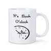 Tazze Bookworm Coffee È il libro in punto Amanti della lettura Tè Tazza d'acqua 11 Oz Ceramica Home Office Bicchieri per amico nerd