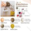 Partydekoration 97 Stück Borwn Beige Ballongirlande Babyparty Dekorationen Senf Nude Bogenset Boho Geburtstagsdekoration Hochzeit Globos