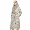 astrid 2022 New Winter Women's coat women parka lg m Jacket with Rabbit fur hood large sizes female clothing Design ZR-7518 H1Hj#