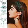 efily Green Hair Accories Headdr Crystal Bridal Hair Comb Clip Headpiece Jóias Festa de Natal Tiara de Casamento para Amigos R2JC #