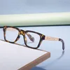 Klasyczne kwadratowe okulary przeciwsłoneczne ramy grube okulary rama z wytłoczonymi nogami hurtową