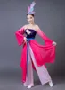 ladies Chinese style han dynasty clothes classical dance performance clothing Yangko clothing natial clothing stage n2yg#