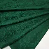 Materiał Nowy głębokie zielone brokat Damask Jacquard Fabric Apparel Tapicerka Poduszka Kurtyna Zasłona DIY Materiał Patcha