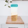 Förvaringsflaskor Brödlåda Sandwich Boxes Loaf Container Toast Containrar med lock plasthållare