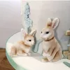 Backformen Niedliche Tier 3D Kaninchen Silikonform Fondant Gumpaste Schokolade Cupcake Topper DIY Dekoration Werkzeuge