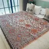 Boho Divano Coperta Copertina Arte Fiori Etnico Tempo libero Tiro Estetico Esterni Camper Viaggio Copriletto Telo mare Tappetino yoga 240325