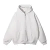 Sweats à capuche pour hommes Veste personnalisée HD DTG Impression Hip Hop Jakets Sweatshirts Pull surdimensionné Harajuku Y2K Noir Pardessus Blanc Hommes