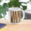 Mugs Backgammon Board Coffee Mug Original Breakfast Cups Anpassningsbara