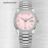 Roles Watch Swiss Relógios Diamante Luxo RLX Homens 2813 Movimento Mecânico Aço Inoxidável Moda Relógios Safira À Prova D 'Água Ouro Rosa Mens Relógios de Pulso M