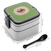 Servies Delphi Aardbei Service Bento Box Lunch Thermische Container 2 Laags Gezond Pjo Percy