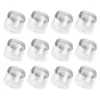 Storage Bottles 12pcs Sealed Mason Jars Fruit Jelly Reusable Containers With Aluminum Lid