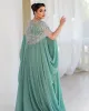 fi V-neck Sheath Quinceanera Celebrity Sequin Draped Chiff Prom Dres evening dres woman elegant robes de cocktail D3mV#