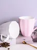 Tasses à glaçure colorée, grande capacité, tasse d'eau en céramique blanche pure, cadeau pour Restaurant, tasse créative en porcelaine de citrouille