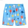 Heren shorts Heren Zwemmen Relais Gradiënt Zwembroeren Snelle drogen strandshort met ritszakken en mesh voering Heren Modieus zwempak Q240329