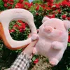 Animali di peluche imbottiti kawaii anime lulu pane maiale giocattolo peluche simpatico animale da bambola da bambola da bambola da bambola da ragazzo peluche di peluche cuscino cuscino 240327