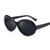 Sonnenbrille Retro Oval Männer Vintage Mode Marke Sonnenbrille Klassische Weiß Schwarz Lentes de Sol Mujer Großhandel