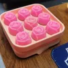 Moules de cuisson XD-Silicon Moules de glace 9 Grille Rose Home Bar Party Utilisez des fabricants de cubes
