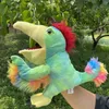 Animali di peluche imbottiti da 25 cm simulazione di cartone animato Dinosaur Triceratops peluche giocattolo peluche per il regalo di compleanno per vacanza fatta per vacanza fatta per bambini Doll240327