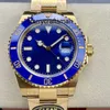 Luxe horloge RLX schoon mechanisch horloge EW3135 uurwerk Automatisch roze wijzerplaat Submarine Ring groen 904l 40 mm waterdichte armband Glow Watch