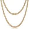 Hiphop Moissanite collier populaire 7mm largeur solide 925 argent Bling 1 rangée ronde coupe d couleur diamant Moissanite collier cubain
