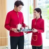 women Chinese Restaurant Waiter Uniform Hotel Food Service Waitr Uniform Coffee Shop Work Wear Hotel Staff Overalls Chef Sets c2e1#