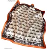 Luxe Printemps Été Foulards En Soie De Mode Femmes Nouvelle Fête D'anniversaire Cadeau Foulards High Sense Tissu Bandeau Designer Imprimé Lettre Écharpe En Gros