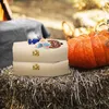 Förvaringsflaskor lådan kista halloween träglådor trä godis fest gåva behandla fall för hantverk bröllop oavslutad dekoration dekorera