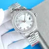 Luksusowy zegarek RLX Clean Mechanical Watch Automatyczny diament Dail 41 mm złota odporna na szafirę Sapphire Fashion Busines