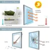 Adesivos de janela Privacidade Filme Mar Paisagem Decorativa Cobrindo Vidro Não-Cola 01Static Cling Fosco Matiz 05V