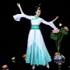 Costume de danse classique Hanfu chinois pour femme, Fan Yangko, Costumes nationaux, fée traditionnelle, Folk Dr, vêtements de scène, Performance 316D #