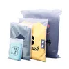 50PCSCustom Storage Frosted Zipper Bags Home Clothing Shirts Business Small Business Packaging Product Bags Print Your Own 240322