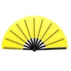 Decorative Figurines Smooth Edges Fan Elegant Classical Dance Fans Chinese Folding With Comfortable Grip Opening High Silk For Tai