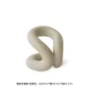 Andra hushållsorganisationshållare Ceramic Art MTI Holder Minimalist Design Rope Knot Tandborste Stand för tandborstar Badrum OTZ6E