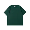 디자이너 TSHIRT 여름 셔츠면 단축-슬류 둥근 목록 느슨한 어깨 티셔츠 커플 트렌디 한 브랜드 티셔츠 탑