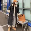 Femmes Lambwool Denim Lg Vestes Vintage Épaissir Chaud Peluche Veet Jeans Manteaux Hiver Casual Lâche Chaquetas Vaqueras 2023 Nouveau X9UU #