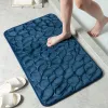 Autres tapis d'organisation de ménage épaissir rebond salle de bain tapis de bain mousse à mémoire de forme tapis de toilette antidérapant baignoire lavabo lavabo plancher Otsmc