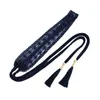 Belts Knitted Waist Belt Lace Cotton Thread Chain Women Tassel Braided Thin Rope Knot Waistbands Dress Decoration