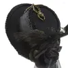 Береты в стиле стимпанк Time Hat Цилиндры для женщин с вуалью