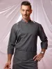 Uniforme de restaurant et chef de boulangerie, uniformes pour hommes, veste de serveur, Costume pour femmes, salopette de cuisine, travail de barman, M1Vk #