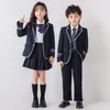 elementary School England Style Fi School Uniform Children Kindergarten Spring Autumn Uniform Stage Performance Clothing 87Gc#