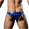 Sous-vêtements 4pack brillant PU cuir sexy hommes sous-vêtements slips troncs renflement pochette mâle sous-pantalon gay sissy culottes tongs hommes lingerie